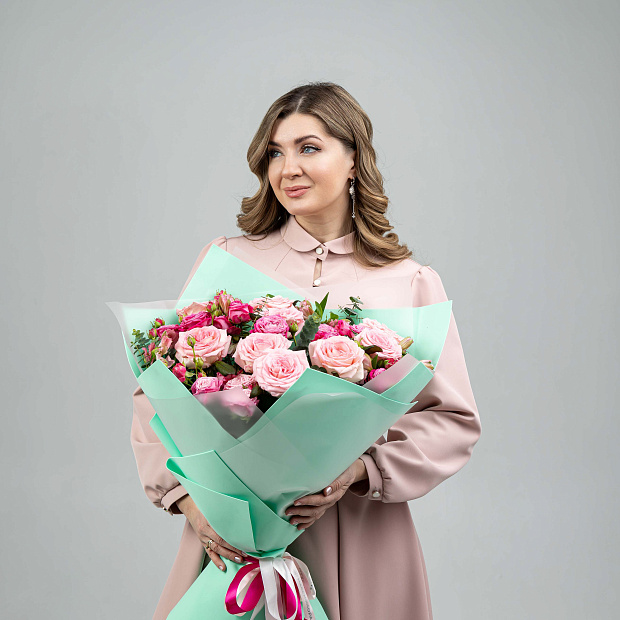 Букет "Весенний шепот сердца"  3